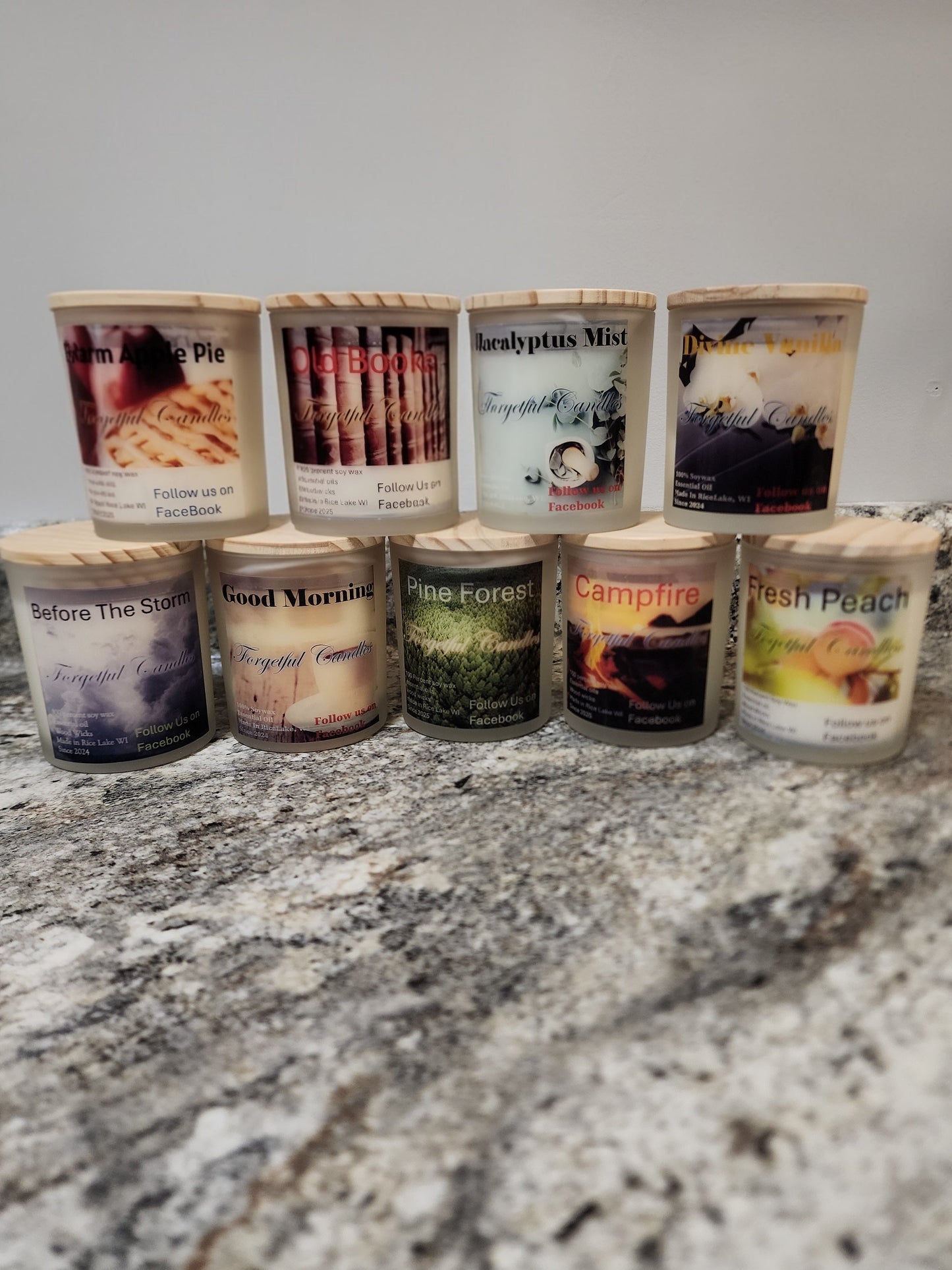 Soy Wax Wood Wick Candles
