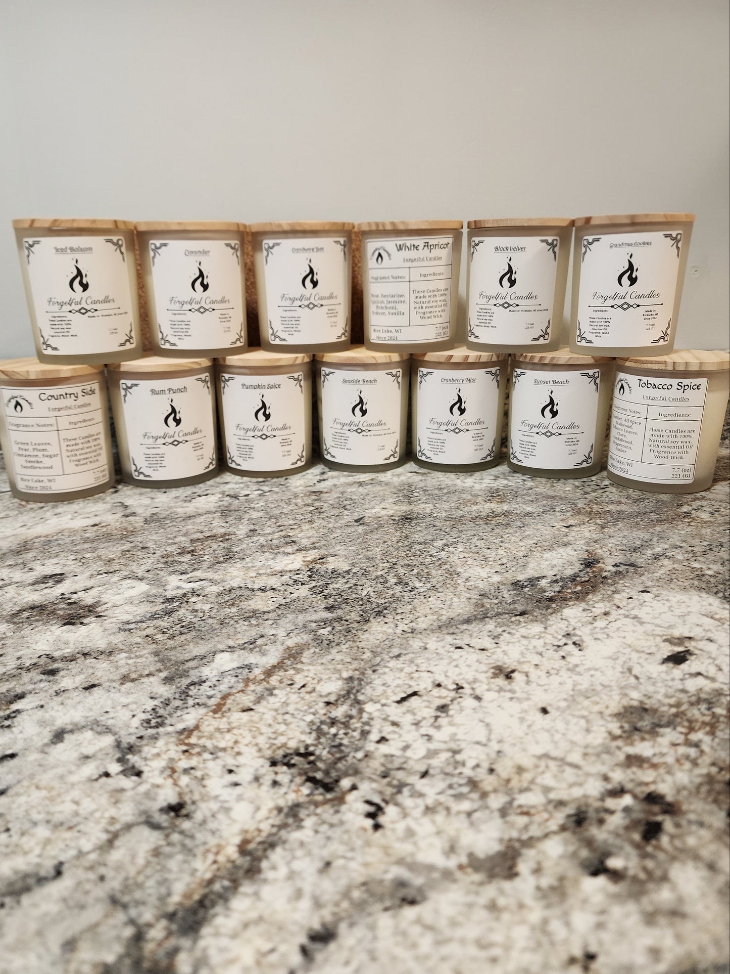 Soy Wax Wood Wick Candles